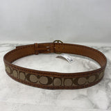COLE HAAN WOMEN'S BELT tan gold M