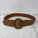 COLE HAAN WOMEN'S BELT tan gold M