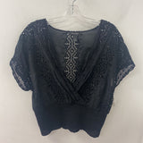 White House Black Market WOMEN'S BLOUSE/SHIRT black L