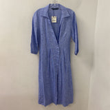 ZARA WOMEN'S DRESS blue S