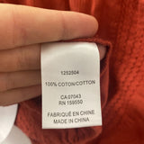 HOUSE OF HARLOW 1960 WOMEN'S BLOUSE/SHIRT burnt orange M