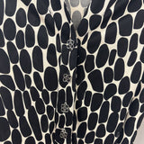 PINK TARTAN WOMEN'S DRESS black cream S