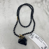 rocking vibe WOMEN'S NECKLACE black gold