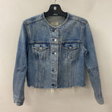 LEVI WOMEN'S DENIM JACKET blue L