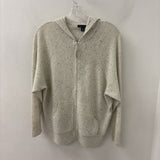 SAKS FIFTH AVE WOMEN'S CASHMERE grey cream XS