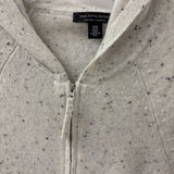 SAKS FIFTH AVE WOMEN'S CASHMERE grey cream XS