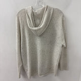 SAKS FIFTH AVE WOMEN'S CASHMERE grey cream XS