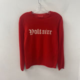 ZADIG & VOLTAIRE WOMEN'S SWEATER red white S