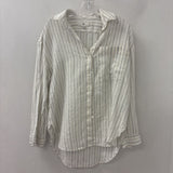 Banana Republic WOMEN'S BLOUSE/SHIRT white blue XS
