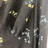 DYNAMITE WOMEN'S BLOUSE/SHIRT black white yellow M