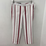 Banana Republic WOMEN'S PANTS white red 4