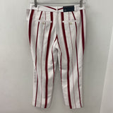 Banana Republic WOMEN'S PANTS white red 4