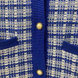 BABATON WOMEN'S CARDIGAN blue white S