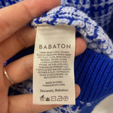 BABATON WOMEN'S CARDIGAN blue white S