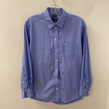 GAP WOMEN'S BLOUSE/SHIRT blue white S