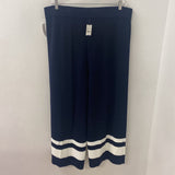 JOSEPH RIBKOFF WOMEN'S PLUS BOTTOM navy, white stripes XXL