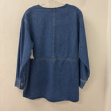 H&M WOMEN'S BLOUSE/SHIRT blue S