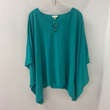 LAURA WOMEN'S PLUS TOP green 3X