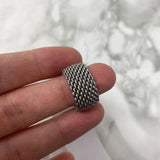 925 WOMEN'S RING silver 8