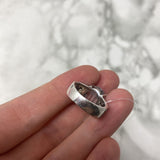 925 WOMEN'S RING silver clear 6