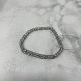 925 WOMEN'S BRACELET silver clear