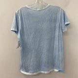 PATRICK ASSARAF WOMEN'S T-SHIRT blue wash L
