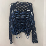 SHANNON PASSERO WOMEN'S SWEATER black blue-denim M