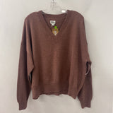 EDDIE BAUER WOMEN'S SWEATER red-clay XL