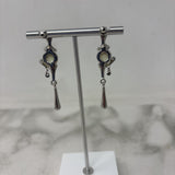 WOMEN'S EARRINGS silver clear