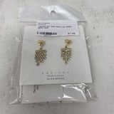 WOMEN'S JWLRY-lbl gold clear
