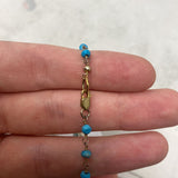WOMEN'S BRACELET turquoise gold
