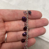 WOMEN'S BRACELET purple silver
