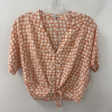 RAILS WOMEN'S BLOUSE/SHIRT pink white XS