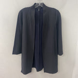EILEEN FISHER WOMEN'S BLAZER/JACKET charcoal XXS