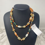 WOMEN'S NECKLACE green peach multi