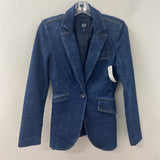 GAP WOMEN'S BLAZER/JACKET blue 2