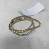 BRYCE HUDSON WOMEN'S BRACELET gold white grey