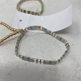 BRYCE HUDSON WOMEN'S BRACELET gold white grey