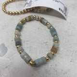 BRYCE HUDSON WOMEN'S BRACELET gold aqua