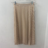 EVER NEW melbourne WOMEN'S SKIRT cream brown geo 4