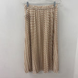 EVER NEW melbourne WOMEN'S SKIRT cream brown geo 4