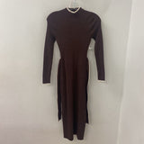 EVER NEW melbourne WOMEN'S DRESS brown white 4