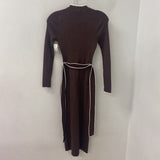 EVER NEW melbourne WOMEN'S DRESS brown white 4