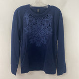 J CREW WOMEN'S TOP navy M