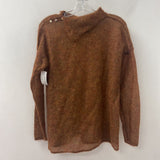 ELLEN TRACY WOMEN'S SWEATER orange mix M