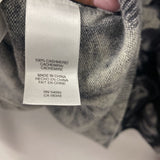 j WOMEN'S CASHMERE grey black white S