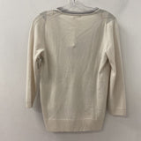 J CREW WOMEN'S CASHMERE cream grey camel argyle S