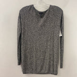 EILEEN FISHER WOMEN'S SWEATER black white grey mix S