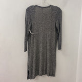 EILEEN FISHER WOMEN'S CARDIGAN black white grey mix S