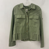 GAP WOMEN'S BLAZER/JACKET olive S